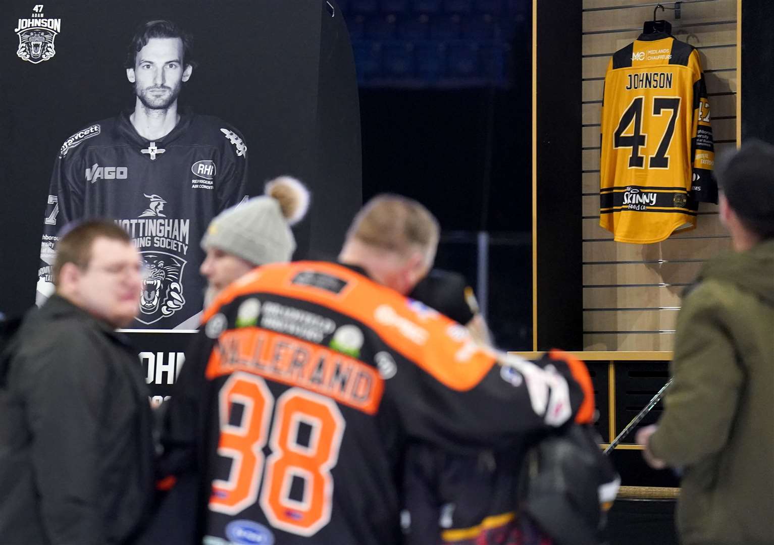 Mr Johnson died after an accident during a Challenge Cup match with Sheffield Steelers (Zac Goodwin/PA)