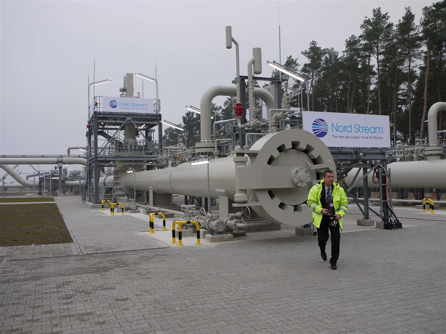 The Nord Stream terminal (Alamy/PA)