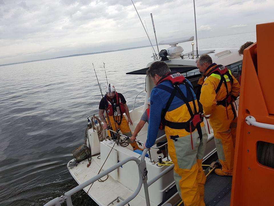 The Ellie May under tow. Picture: RNLI Sheerness