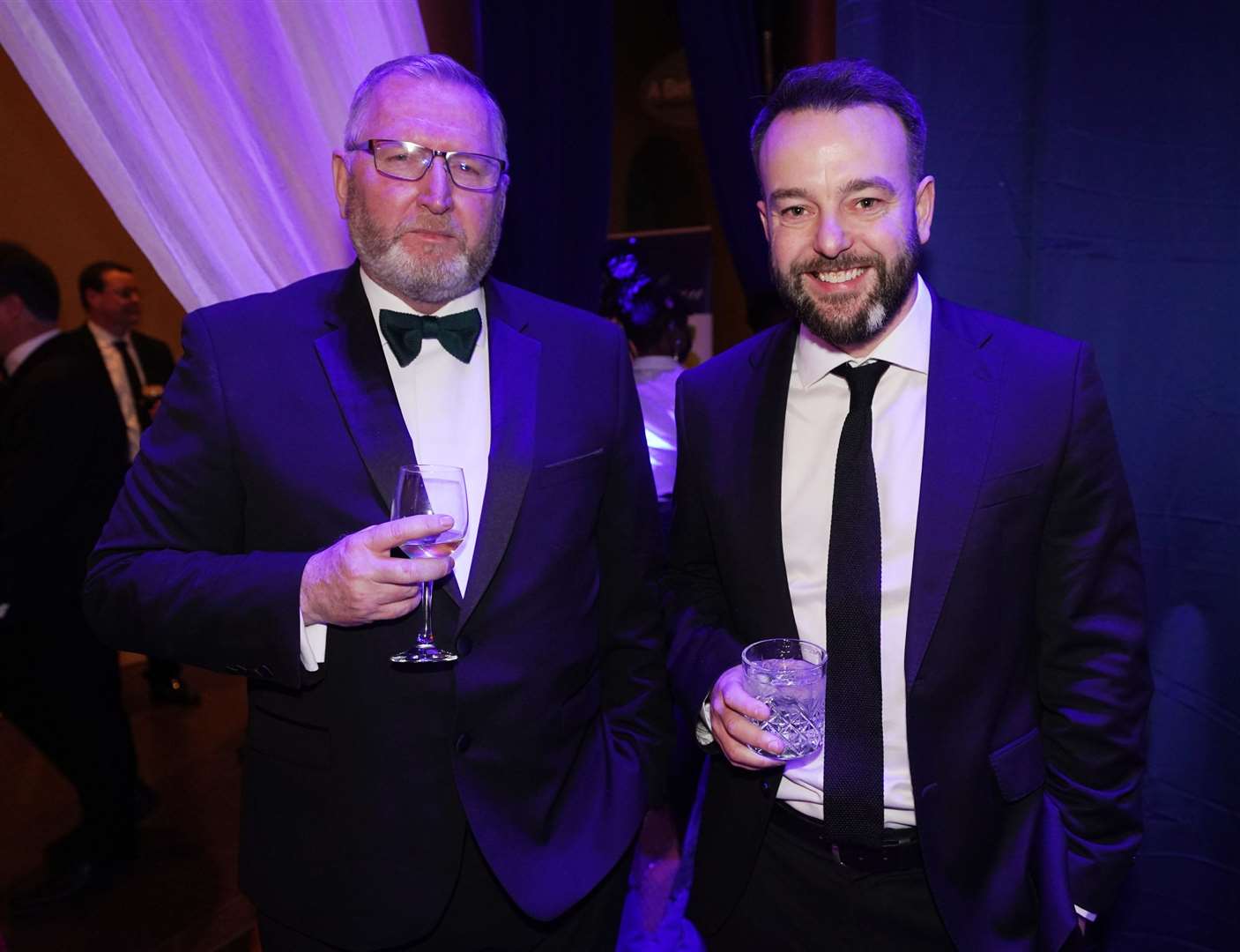 UUP leader Doug Beattie and SDLP Leader Colum Eastwood at the Ireland Funds 31st National Gala in Washington DC (Niall Carson/PA)