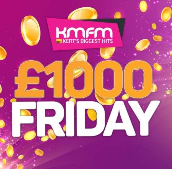 A lucky listener from Ashford won kmfm's £1,000 Friday