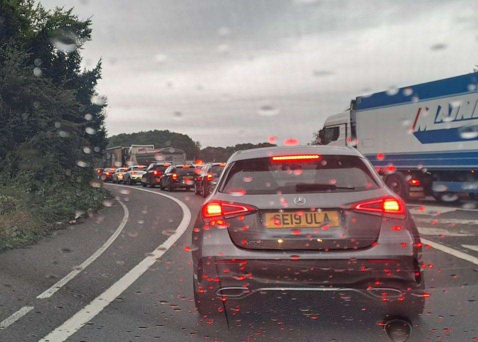 Traffic queuing on the M2