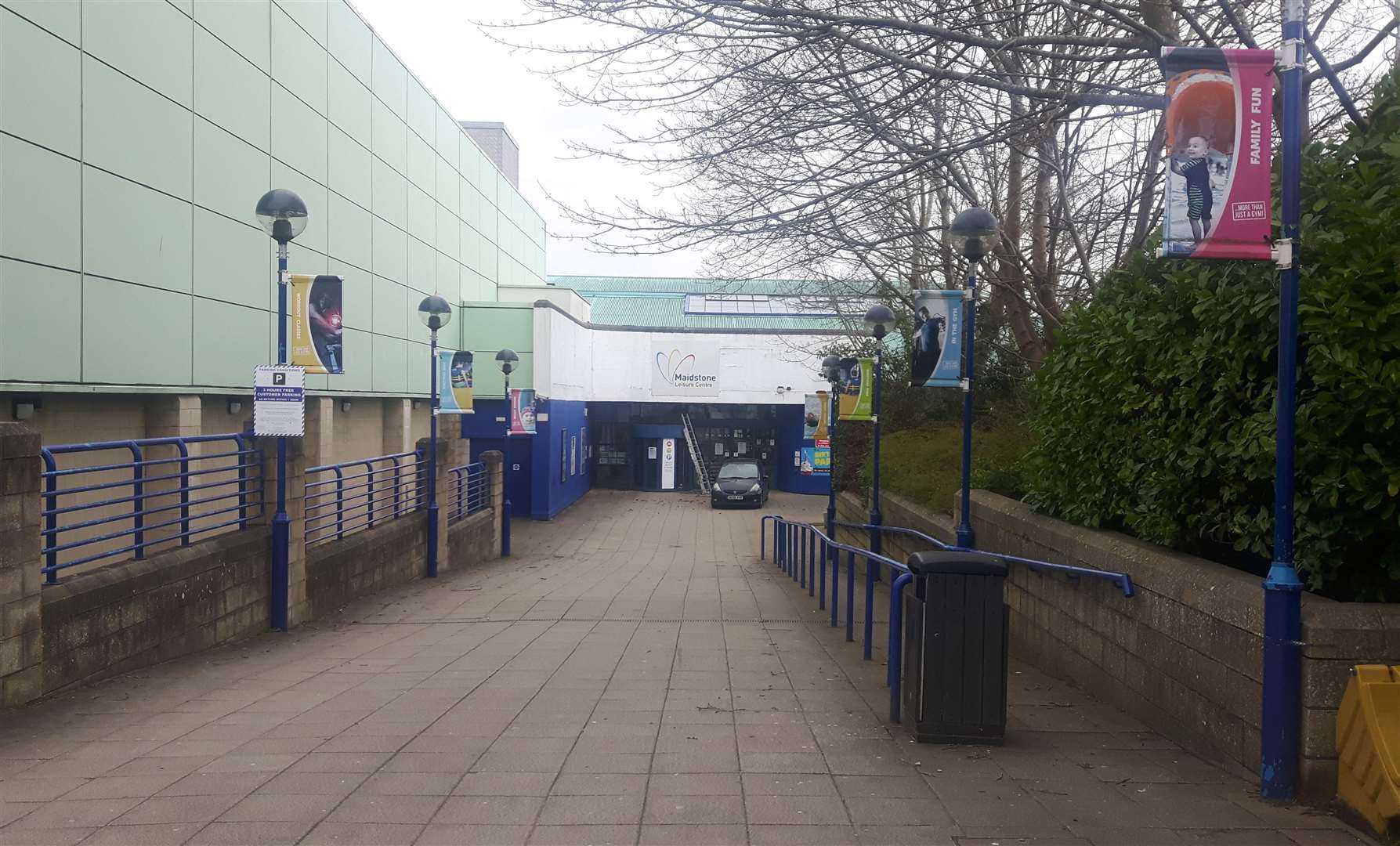 The disabled swimmer was told he could not swim with a snorkel at Maidstone Leisure Centre