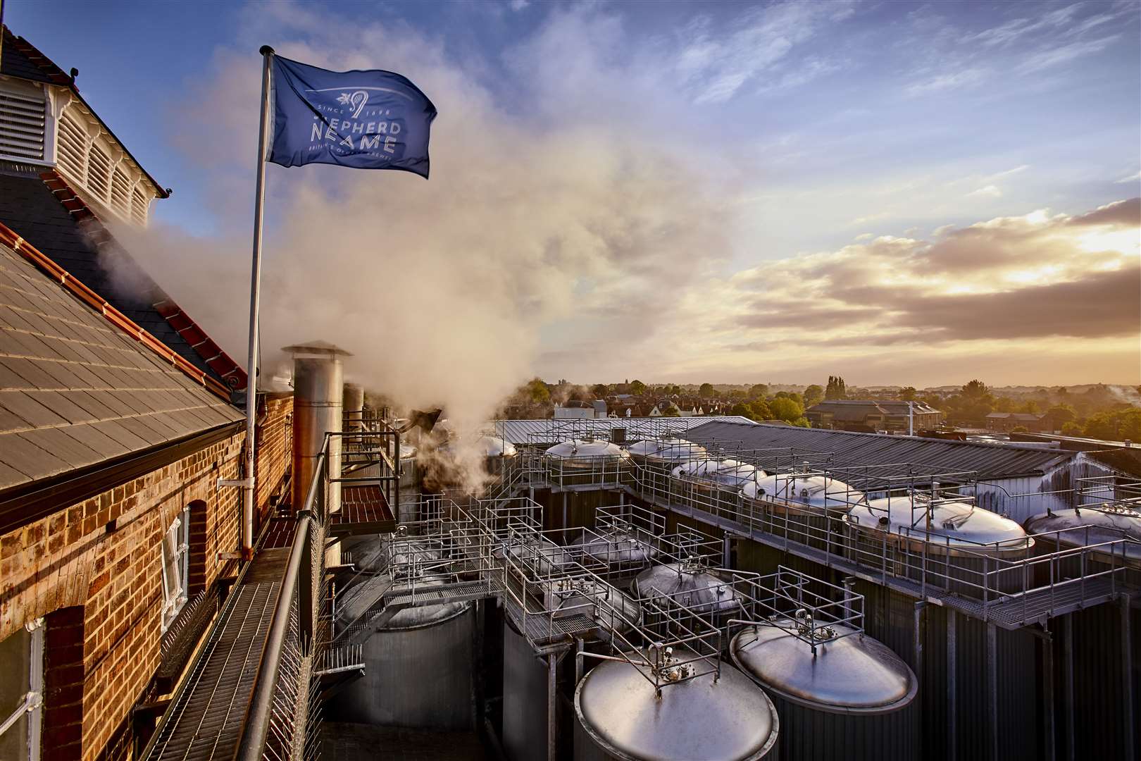 Shepherd Neame's Faversham brewery. Picture: Shepherd Neame