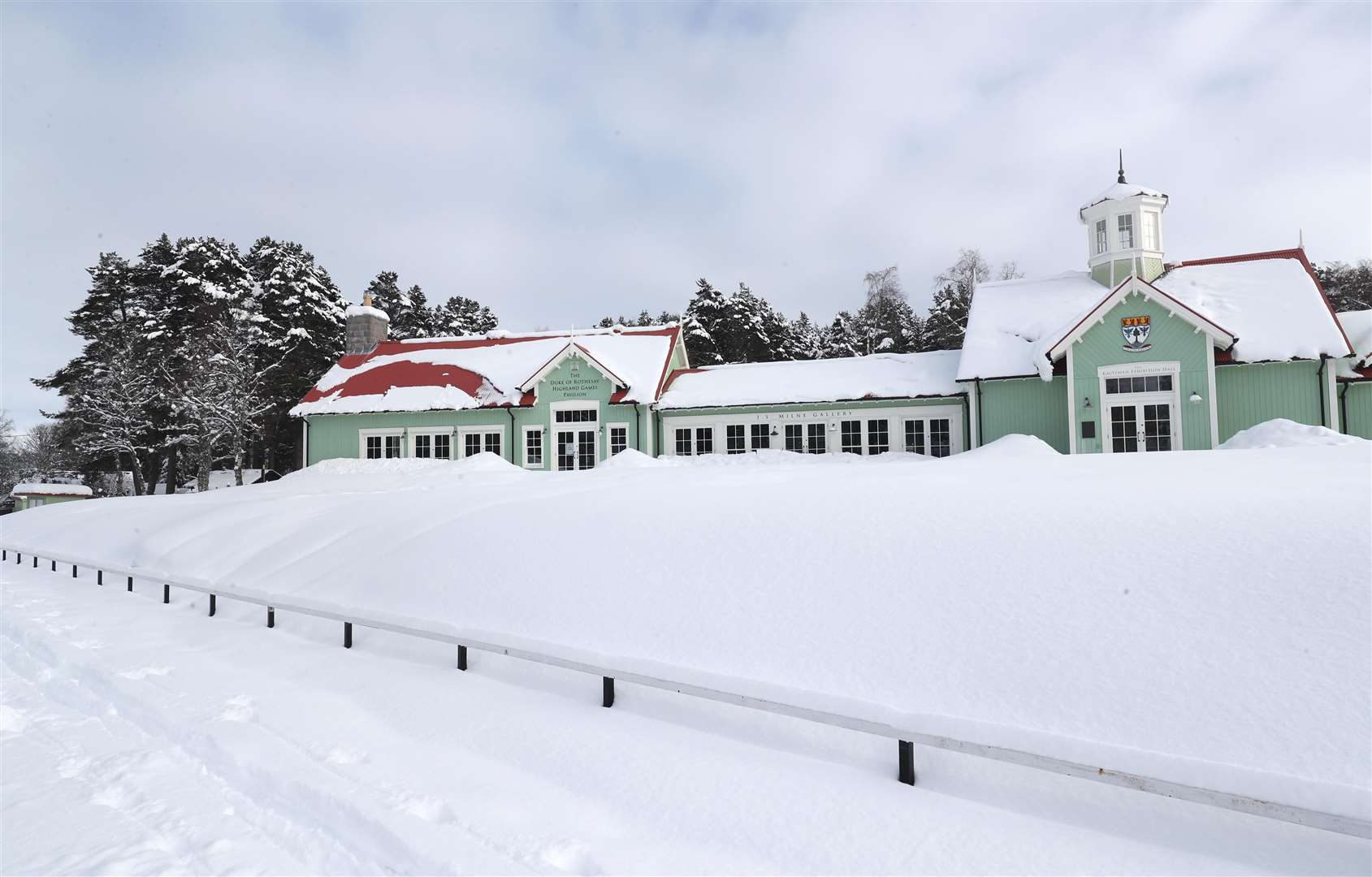 The Duke of Rothesay Highland Games Pavilion in Braemar, Aberdeenshire (Jane Barlow/PA)