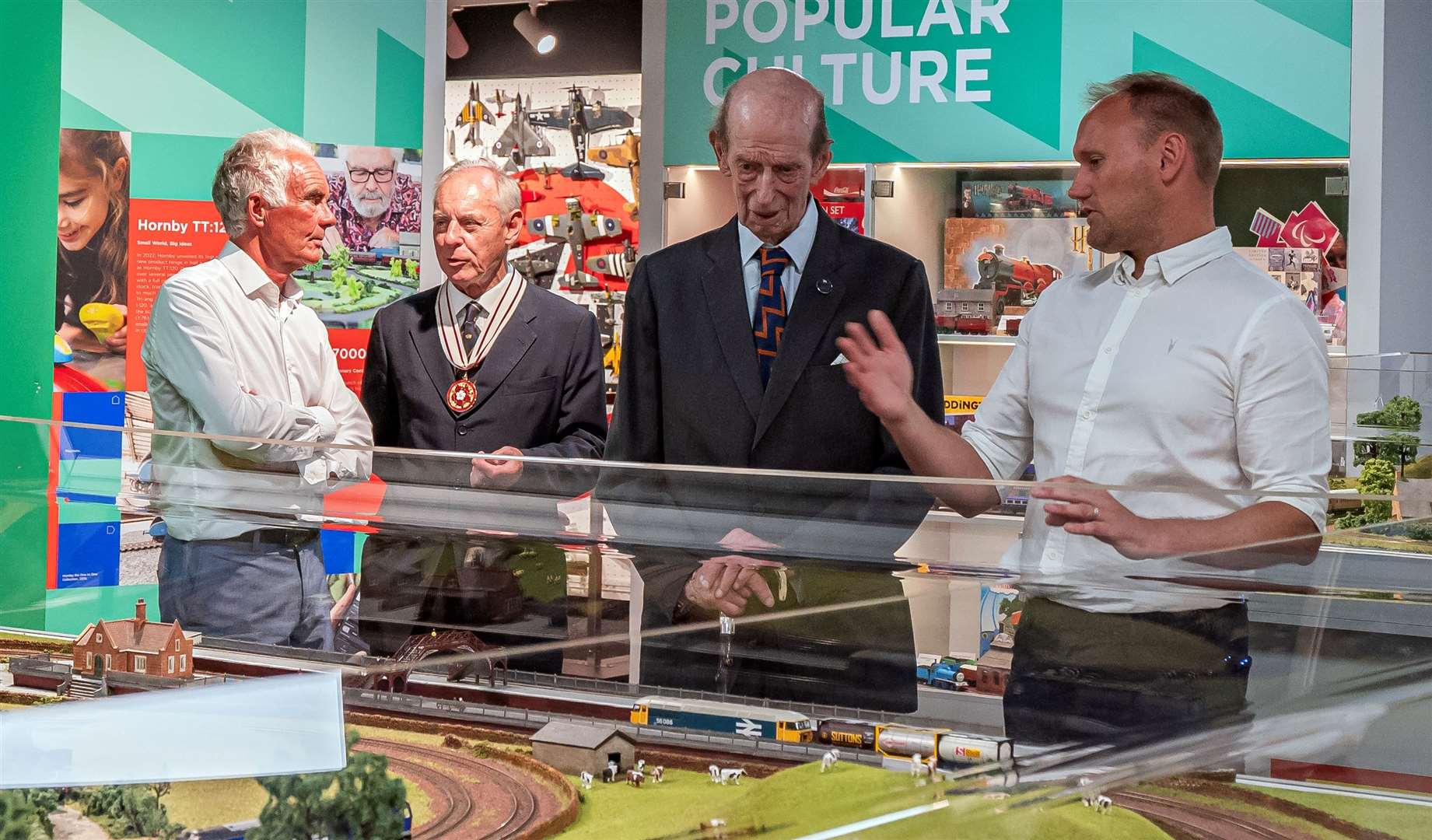 The Duke of Kent paid a visit to Horby in July. Picture: Hornby