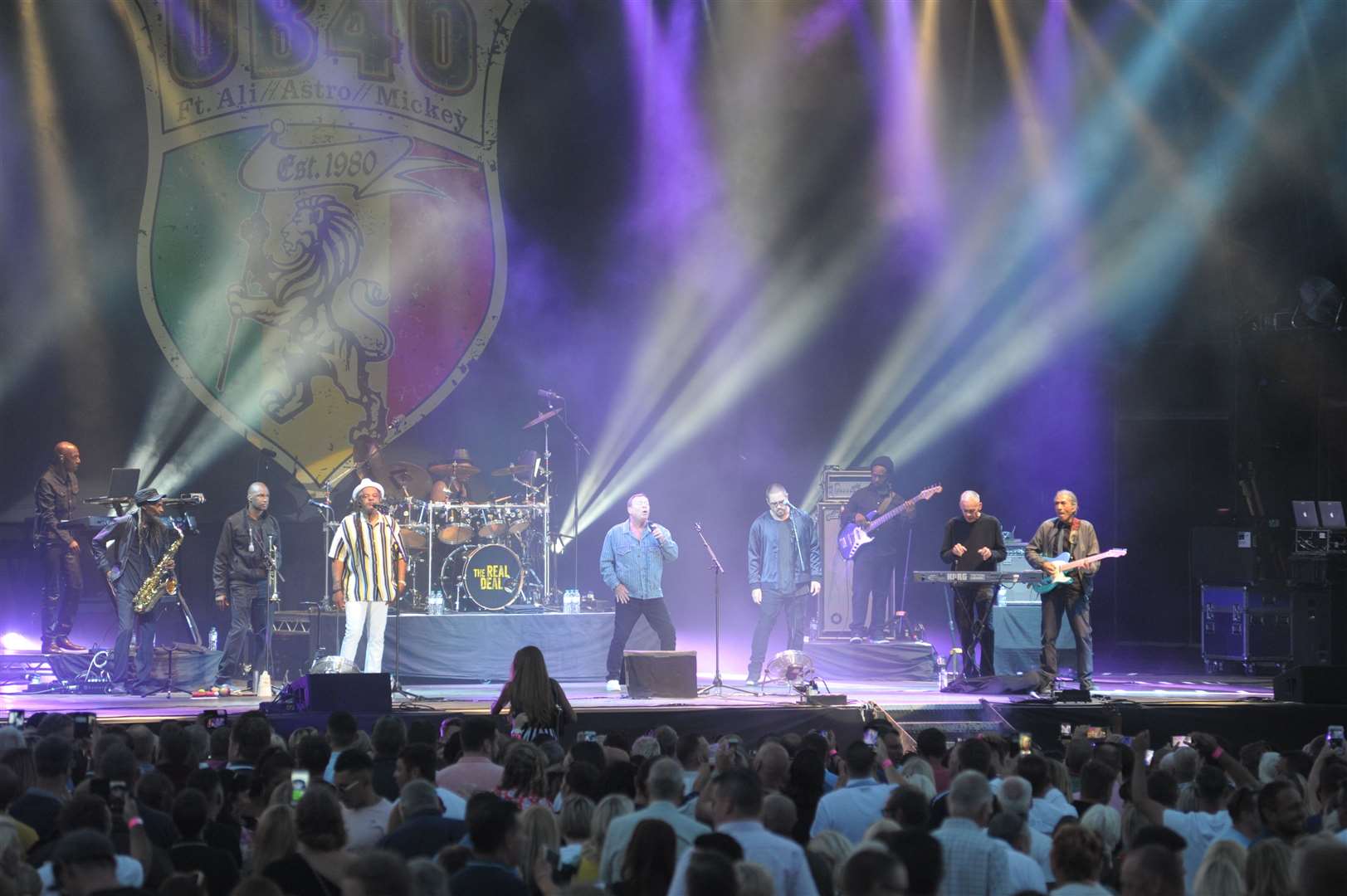 UB40 playing Rochester Castle Concerts in 2018. Picture: Steve Crispe