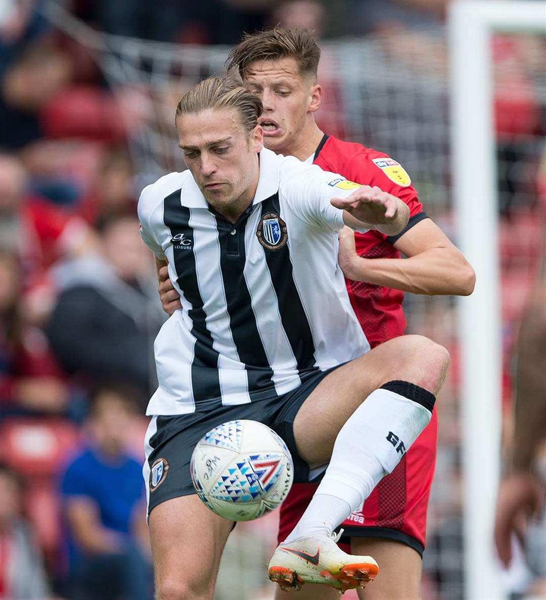 Walsall v Gillingham action Picture: Ady Kerry (3665823)