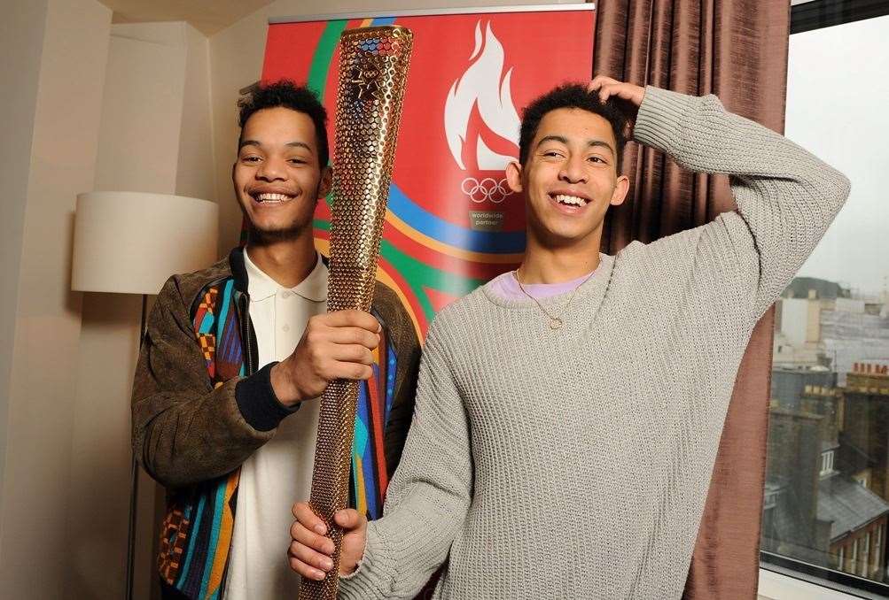 Rizzle Kicks performed at two Olympic torch relay celebrations in Dover and at Leeds Castle