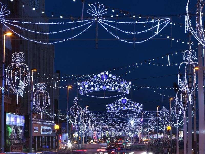 The illuminations will this year be switched on via an online celebration (Visit Blackpool/PA)