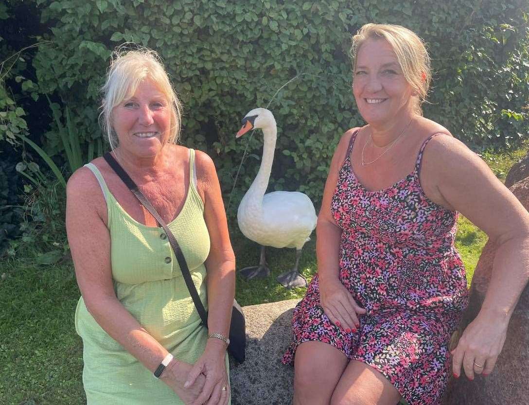 Dartford Animal Rescue volunteers Shirley Farrier, left, and Danielle Lewis, right