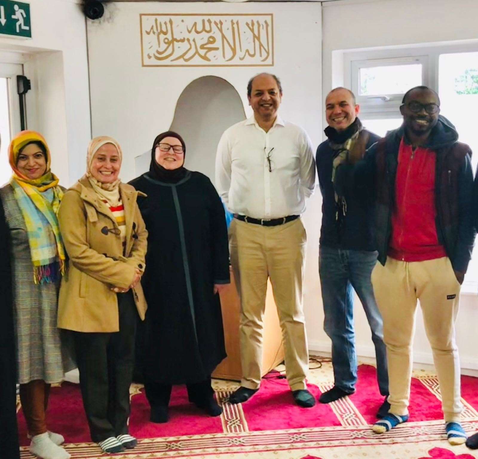 Canterbury Mosque's elected committee members (picture taken pre-pandemic)