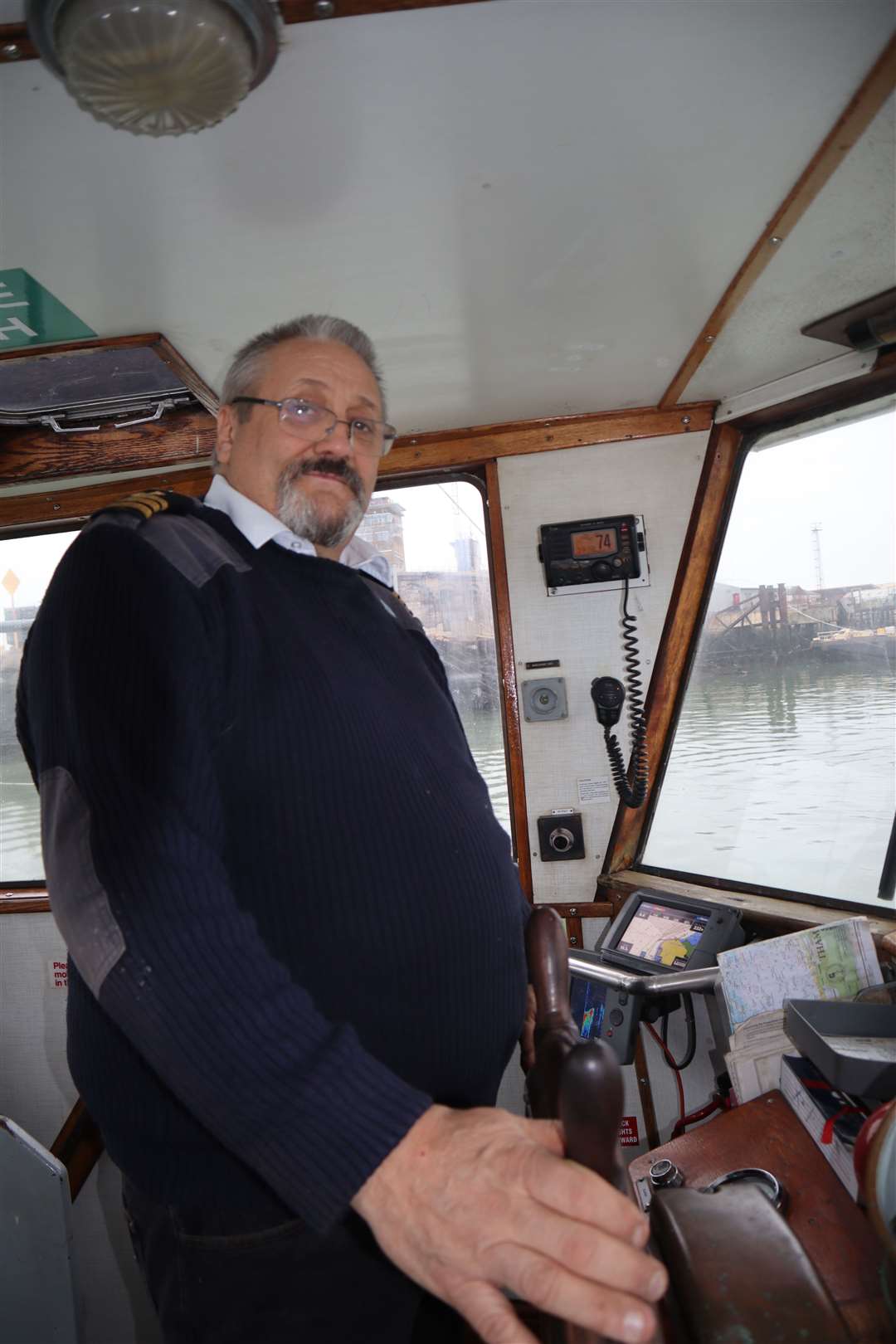 Mark Thorne, First Mate aboard the X-Pilot which is based at Queenborough