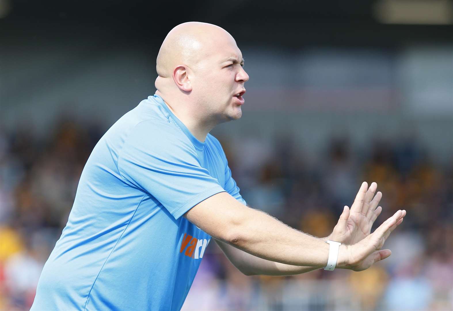 Maidstone assistant boss Tristan Lewis has been a father figure to Olu Durojaiye Picture: Andy Jones