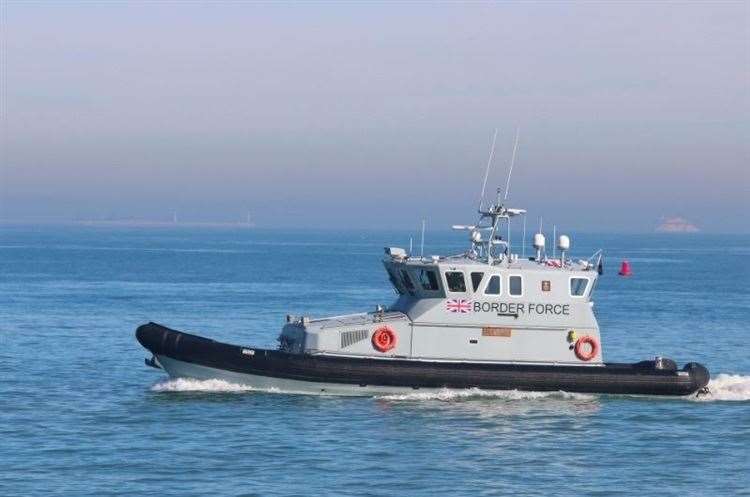 A Border Force cutter intercepted three boats. Stock picture: Susan Pilcher