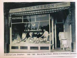 Businessman David Cameron's greengrocers in London (4758539)