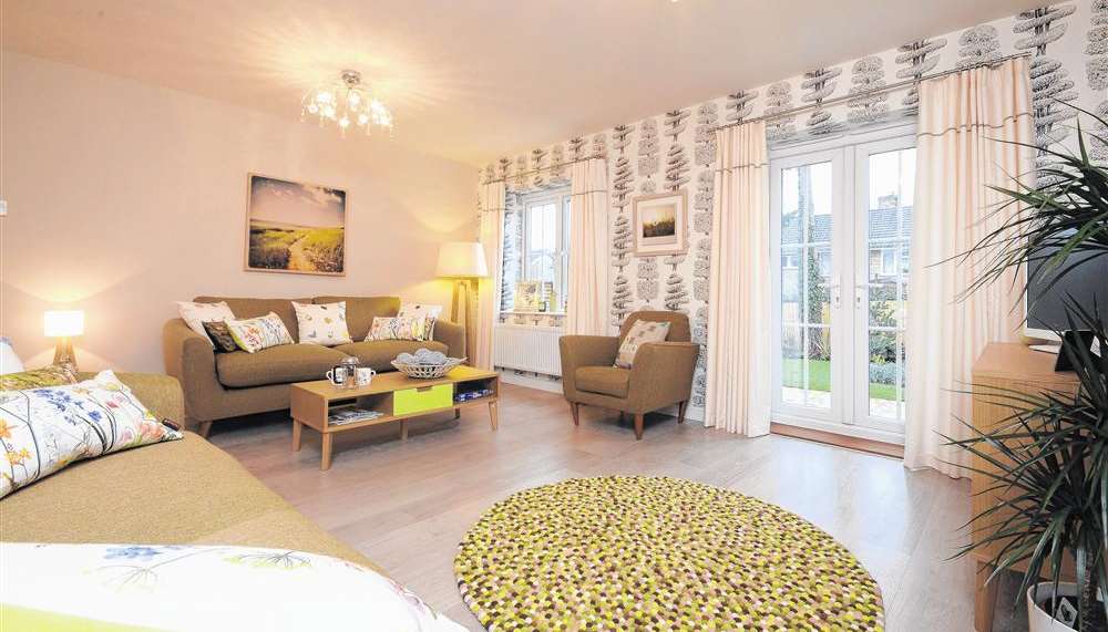 The lounge of a Bellway property, in Maidstone