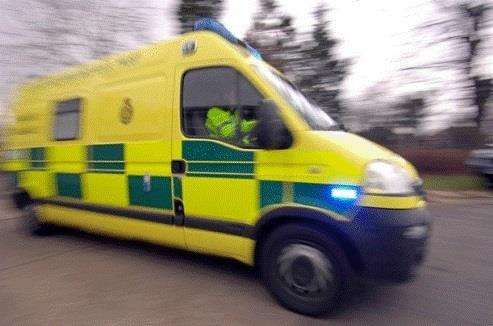 Emergency services were called to London Road, Teynham, yesterday afternoon. Stock picture