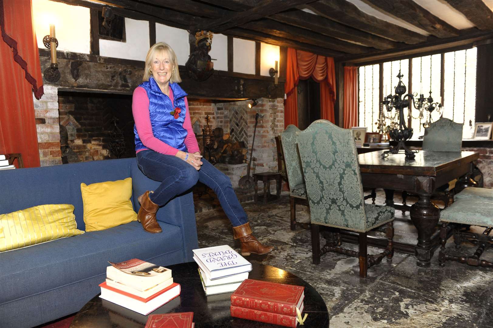 Russian Princess Olga Romanoff at her home at Provender House. Picture: Tony Flashman