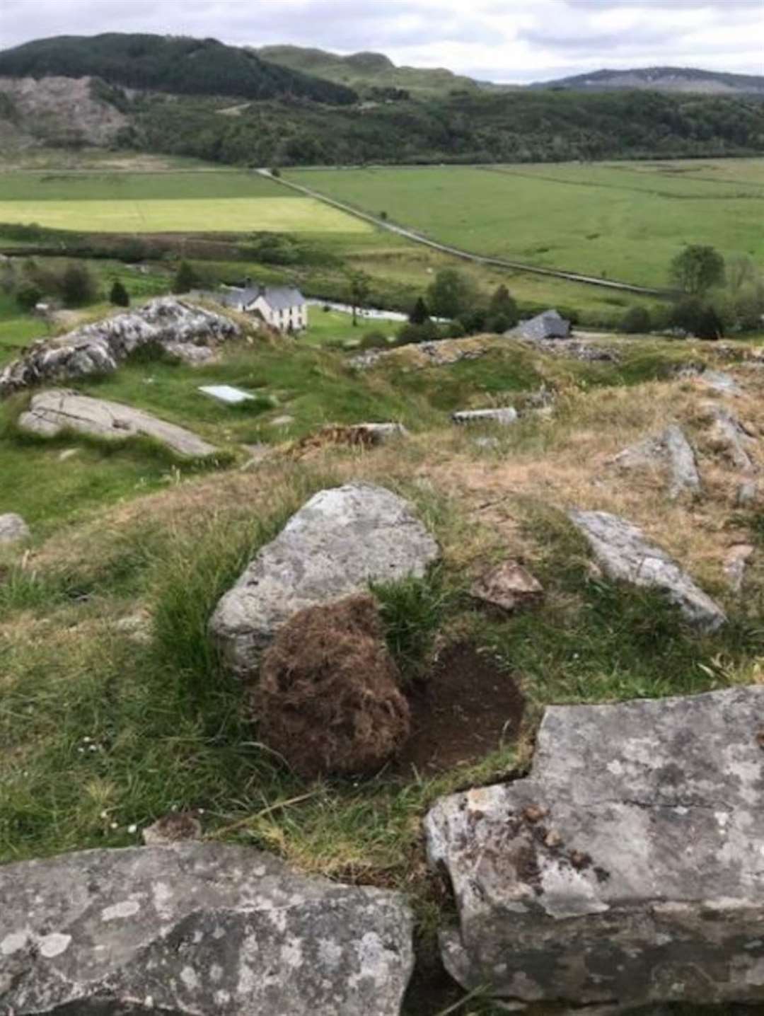 The fort is located to the north of Lochgilphead in Argyll and Bute (Crown Office/PA)