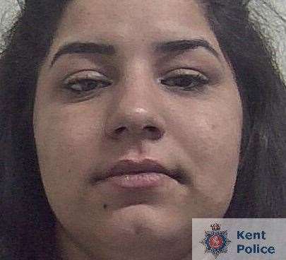 Ivelina Mladenova, who was first stopped in Rusthall, near Tunbridge Wells, in June, has been jailed for 18 months. Picture: Kent Police