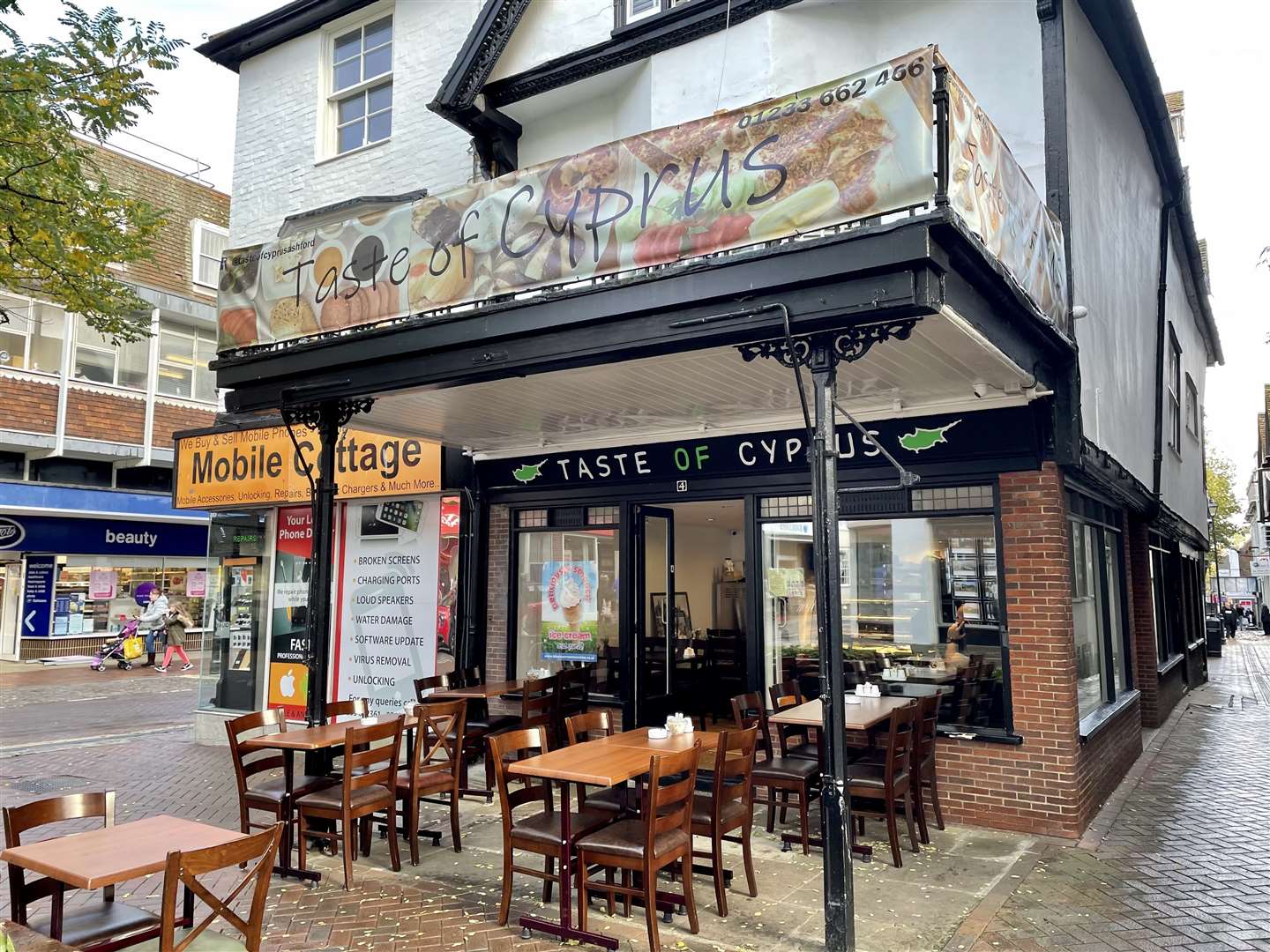 A Taste of Cyprus is located in Ashford's Middle Street