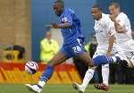 Chris Dickson puts Gillingham 1-0 up. Picture: GRANT FALVEY