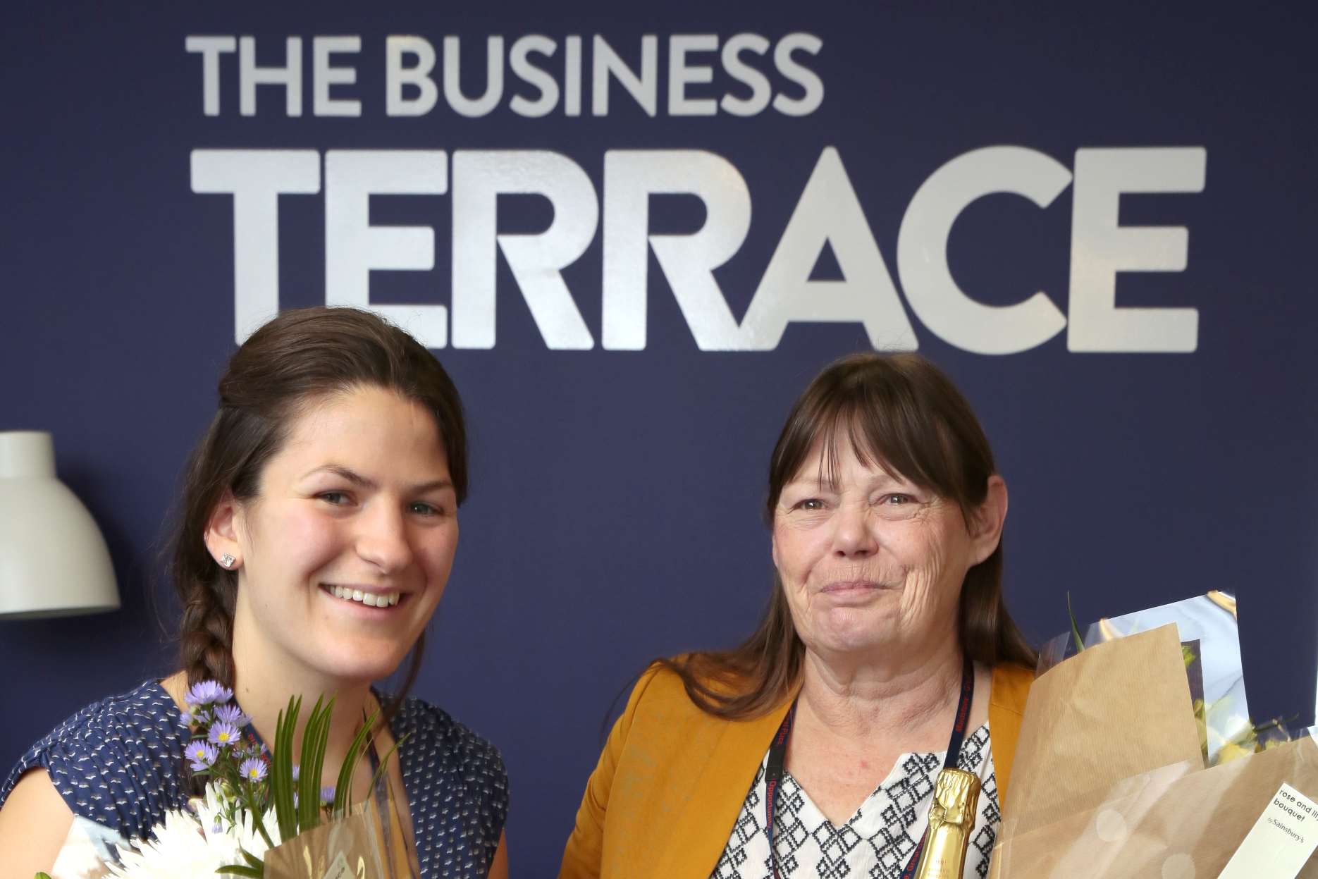 From left, Maidstone council economic development officer Abbi Lewis and principle economic development officer Karen Franek