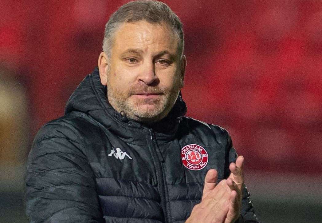 Chatham Town chairman/manager Kevin Hake Picture: Ian Scammell