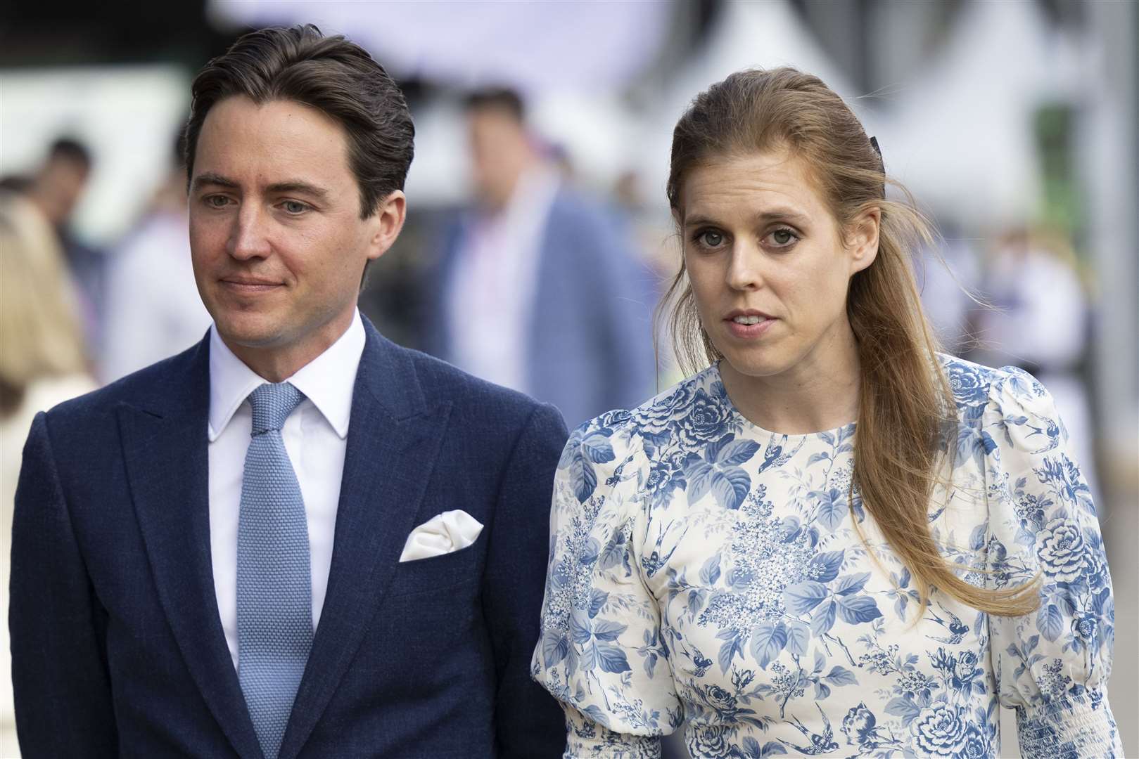 Princess Beatrice and her husband, Edoardo Mapelli Mozzi (Dan Kitwood/PA)