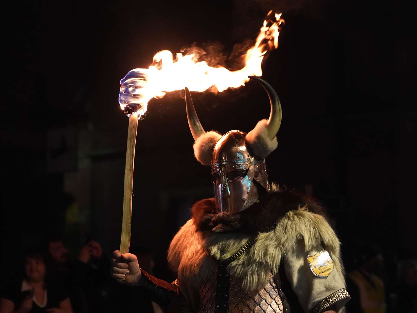 The parade goes through the town of Lewes in East Sussex (Gareth Fuller/PA)