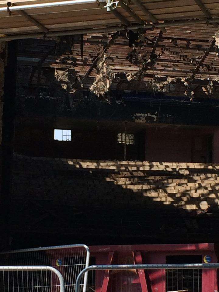 The former Granada cinema, in Castle Street, is being demolished.