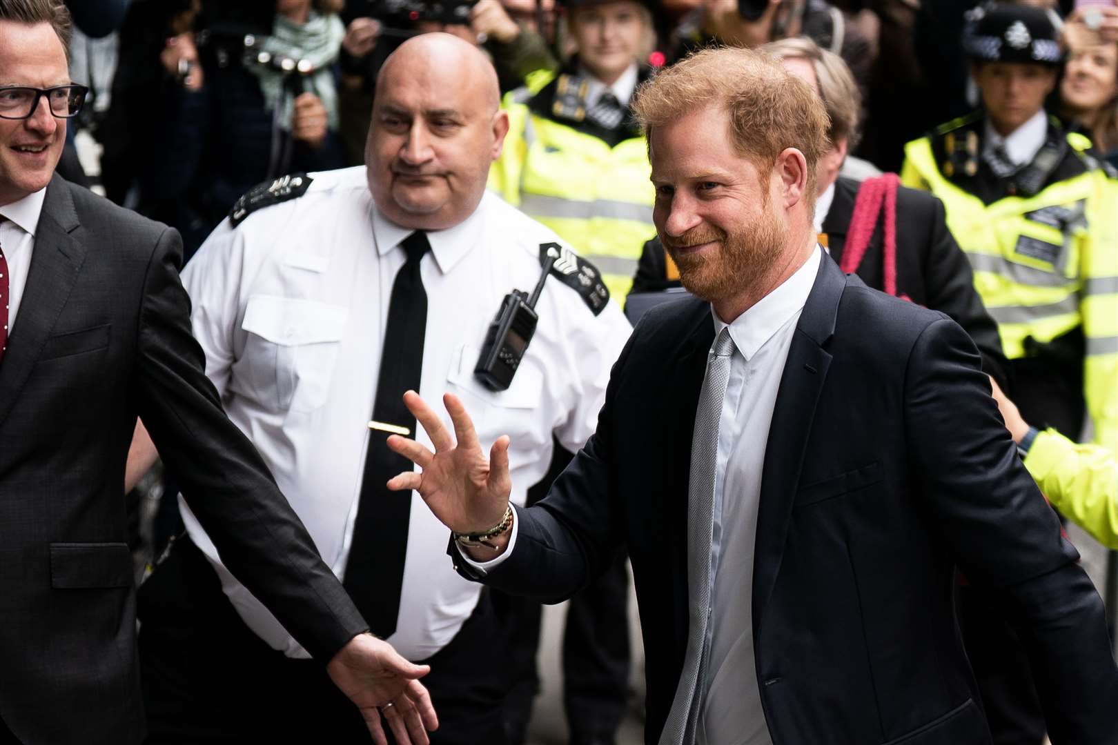 The Duke of Sussex at the trial against Mirror Group Newspapers (MGN) (Aaron Chown/PA)