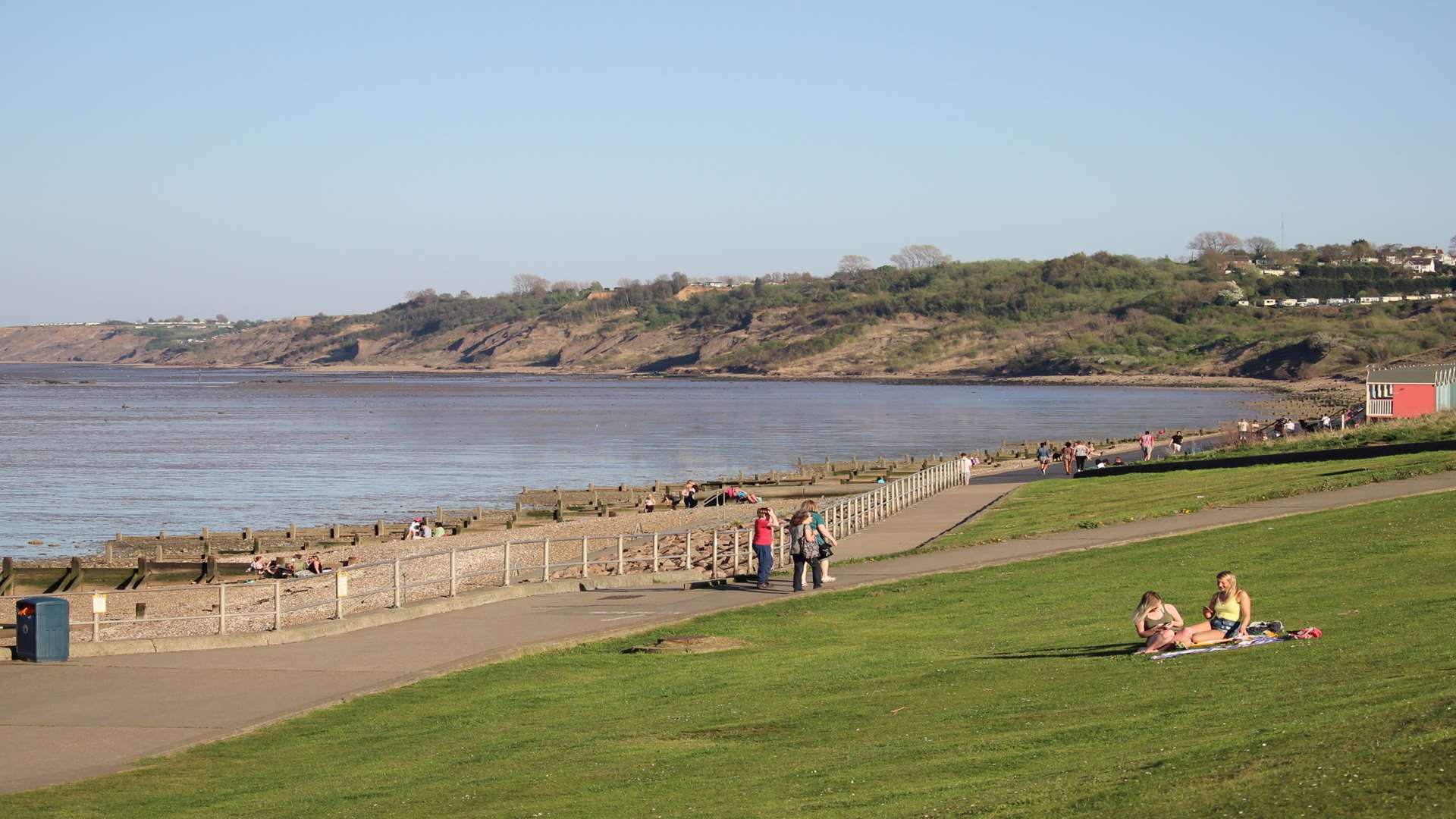 The Leas, Minster. Scene of the rescue.