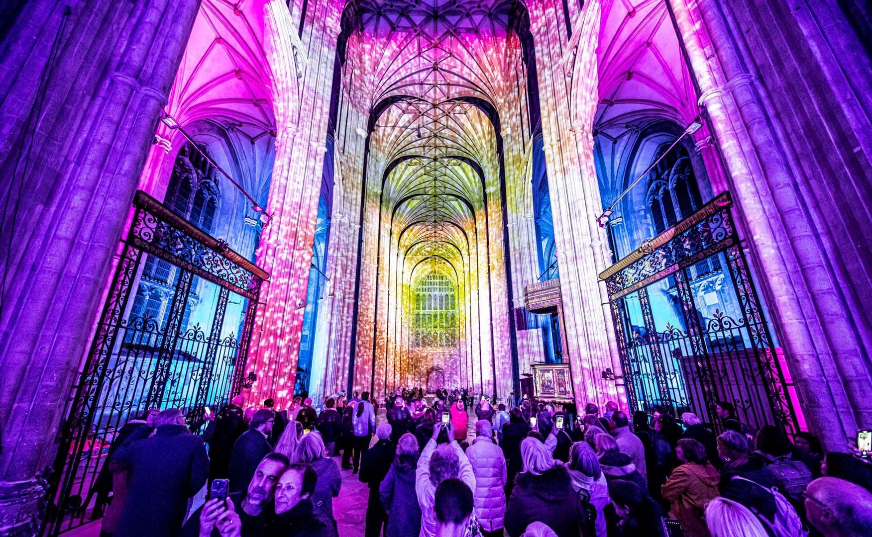 Last year, the Shine light show sold out for three nights. Picture: Canterbury Festival