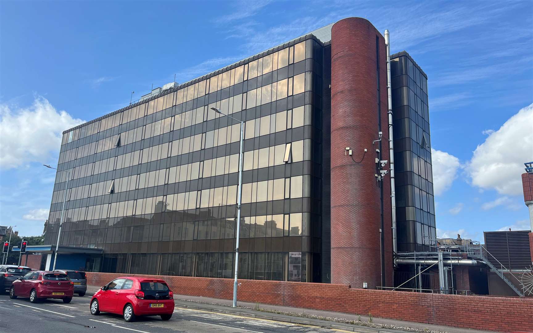 Travel and insurance firm Saga has resubmitted plans to turn the block into flats to buy them more time