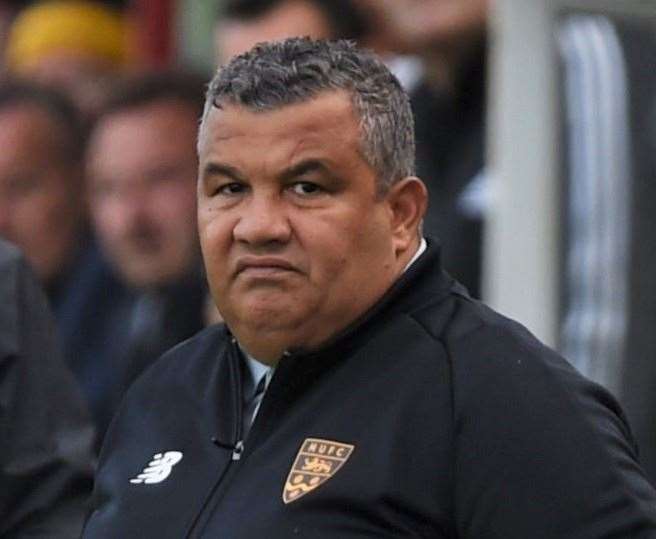 Maidstone United manager Hakan Hayrettin. Picture: Steve Terrell