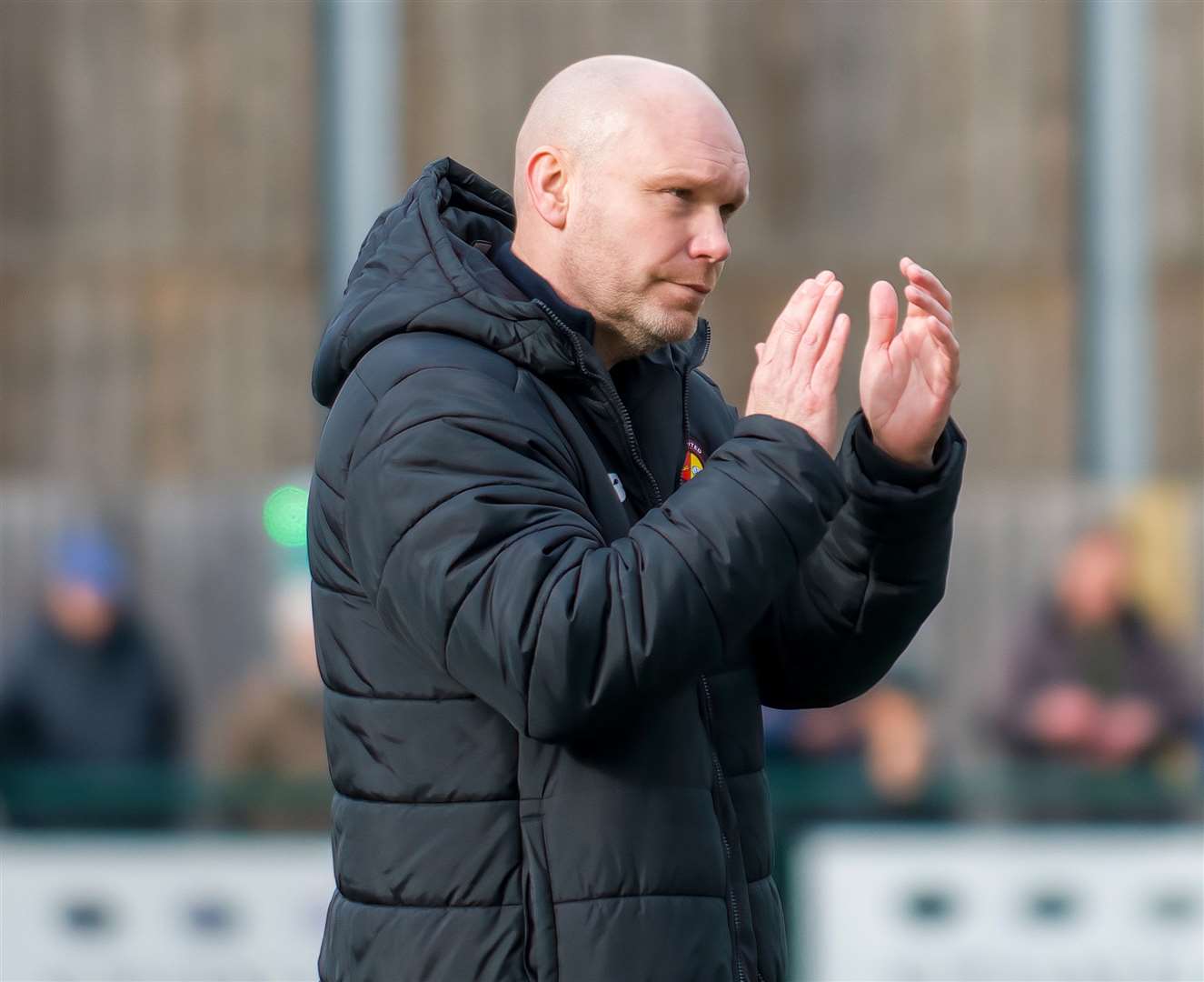 Ebbsfleet manager Danny Searle hit the ground running when he replaced Dennis Kutrieb. Picture: Ed Miller/EUFC