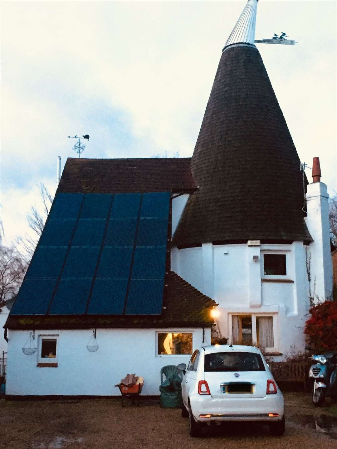 Olga and Wayne's oast house in Tunbridge Wells