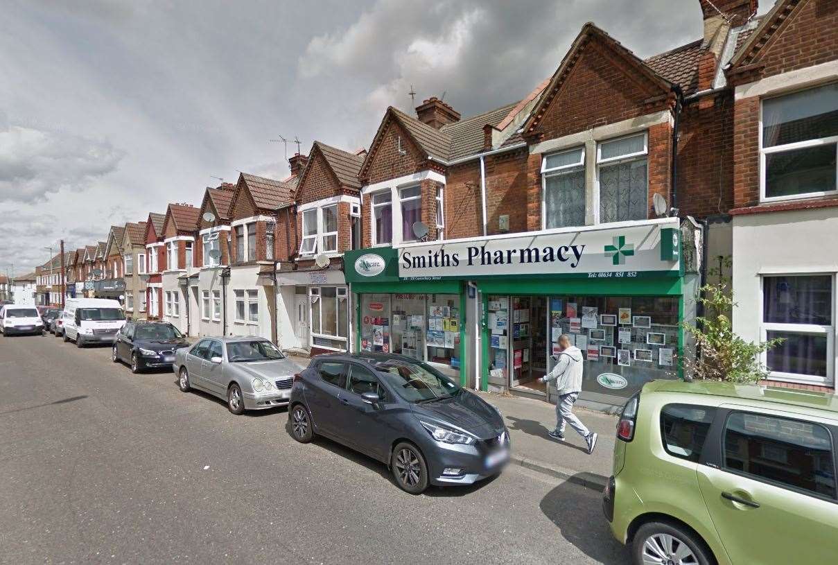 A pedestrian was hit by a lorry in Canterbury Street, Gillingham. Picture: Google Street View