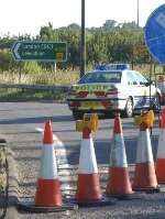 MURDER SCENE: The site of the attack in Swanley