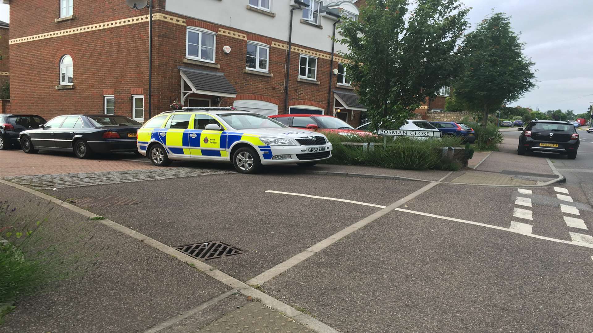 A woman was arrested in Farleigh Lane, close to the junction with Bosman Close