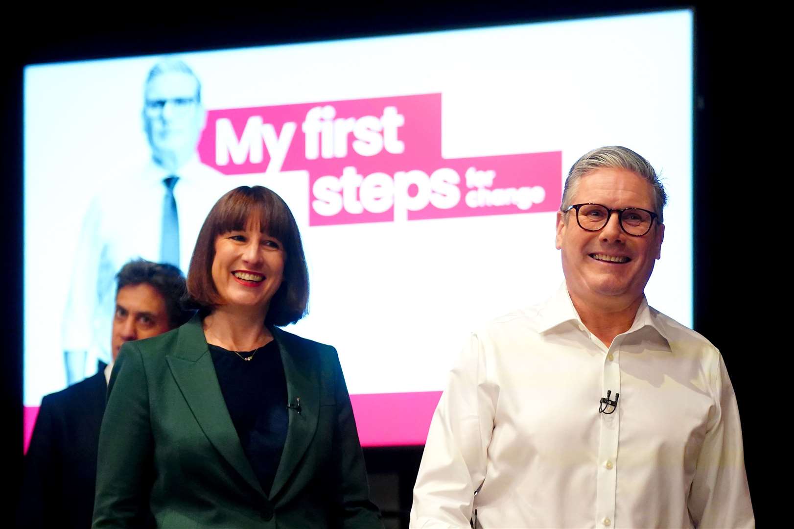 Labour Party leader Sir Keir Starmer and shadow chancellor Rachel Reeves (Victoria Jones/PA)