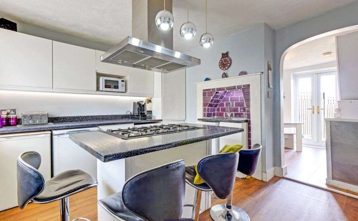 The kitchen inside the property in Maidstone's Hartnup Street. Picture: Zoopla