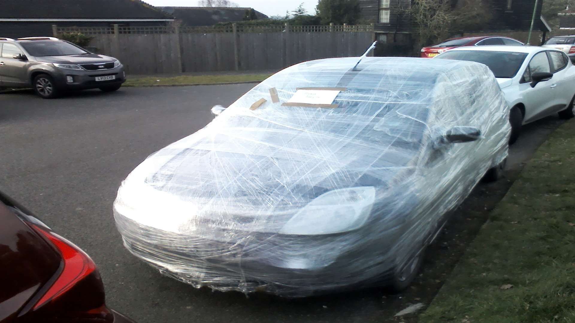 Alfie Turner, 11, spotted this car in Turners Avenue, Tenterden