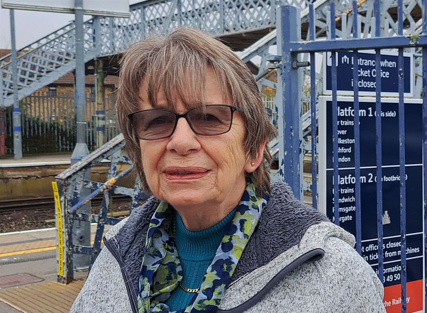 Lesley Ashby says she feels 'fairly safe' using the bridge