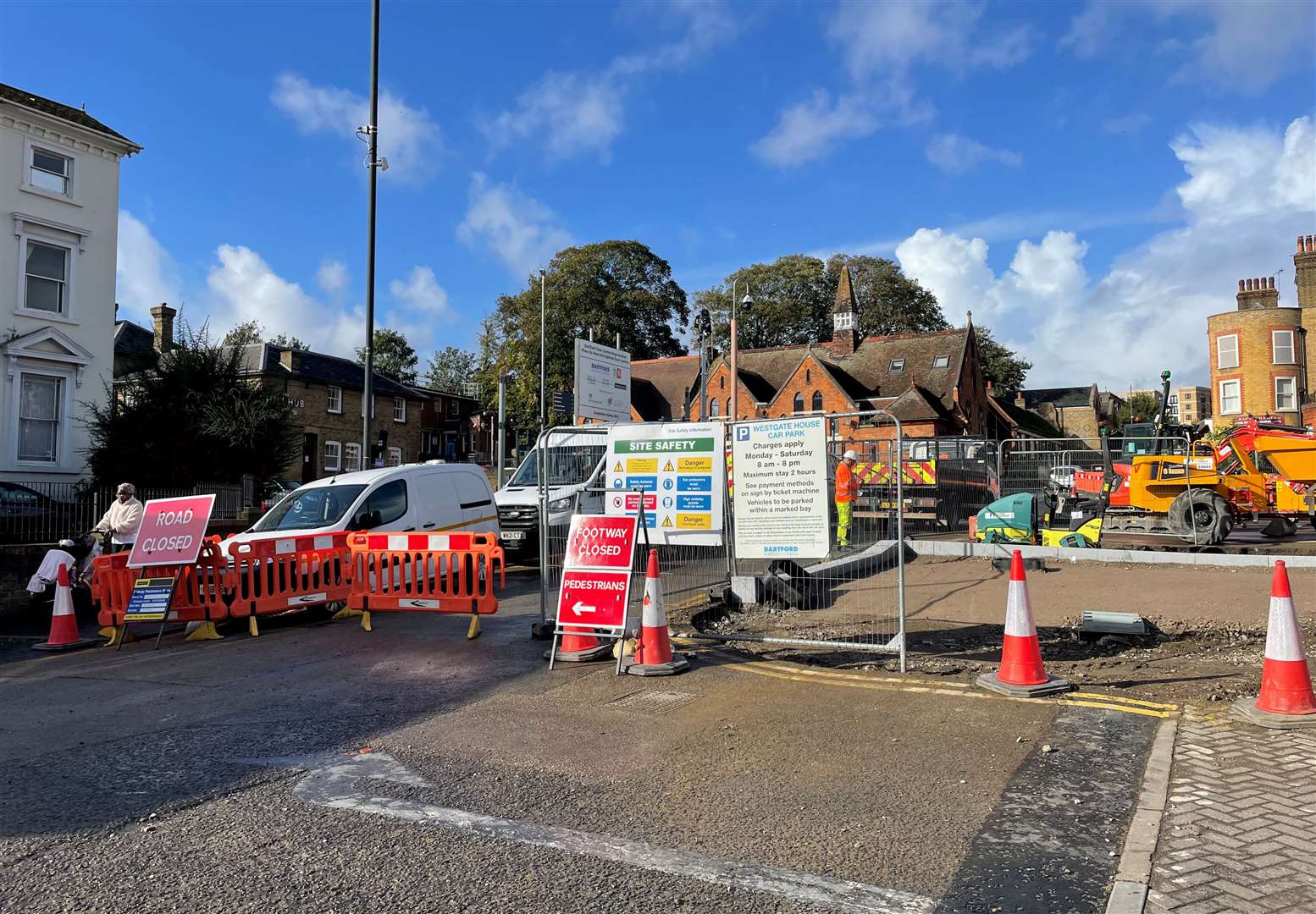 Jason said the road closure means no one is driving past the cafe