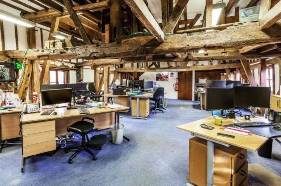 The building is currently being used as an office space. Picture: Clive Emson