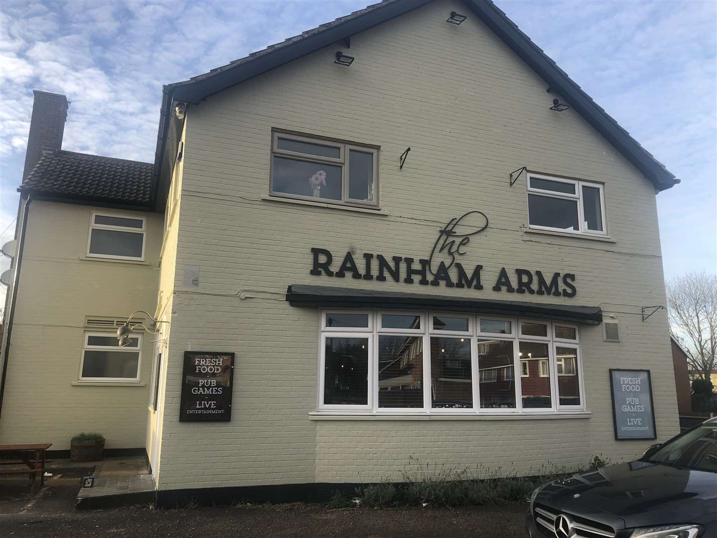 Outside The Rainham Arms