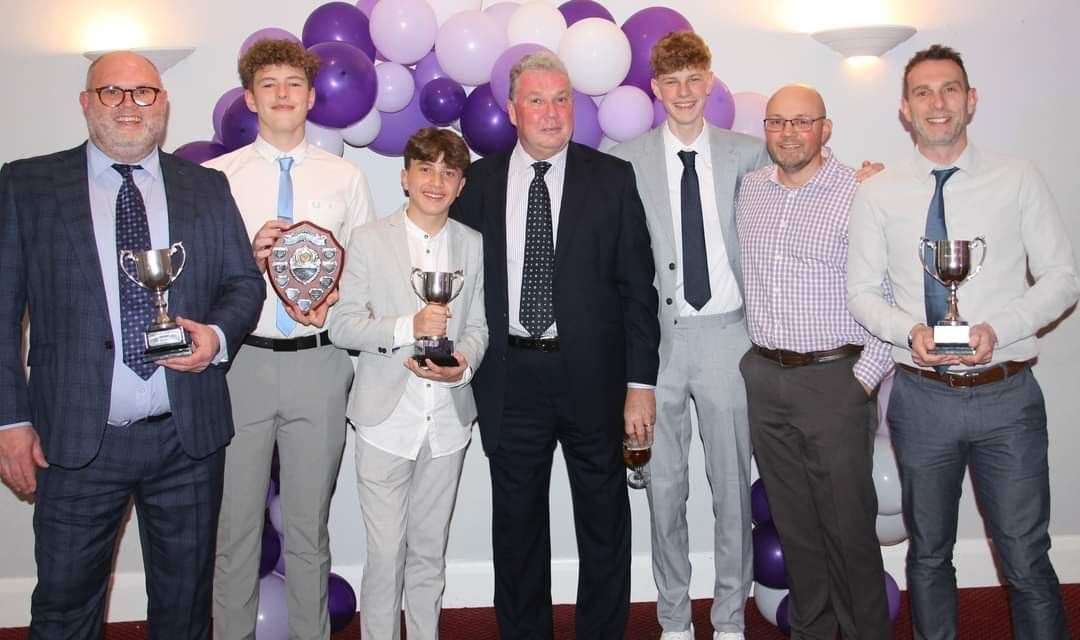 Right: The Men’s 4ths were awarded team of the season